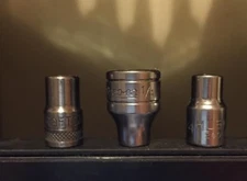  Vintage USA MADE 1/4" sockets 1/4~3/8 drive price each 6pt 12pt