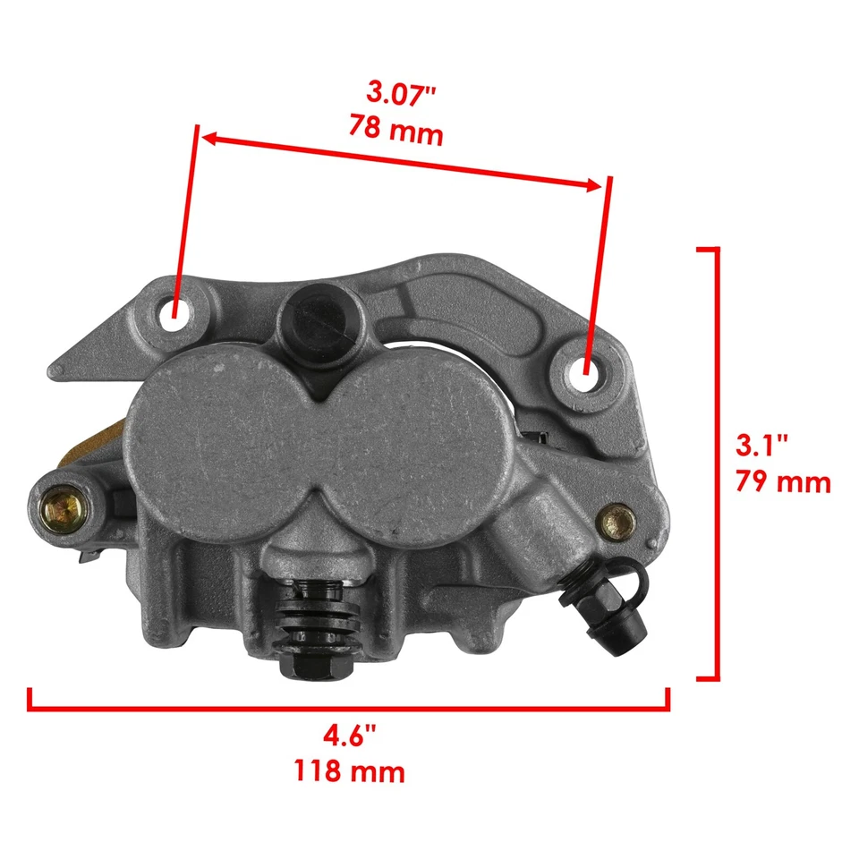 Front Brake Disc & Caliper w/Pads for Yamaha YZ250 2008-2016 / YZ250F 2007-2015 - Image 3 of 4