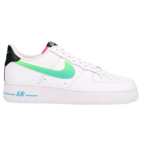 air force 1 07 trainers white aquamarine lime glow off noir