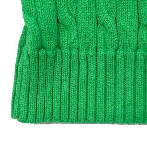 Polo Ralph Lauren Kinder Pullover Langarm Zopfmuster gesticktes Logo grün XS - Bild 8 von 16