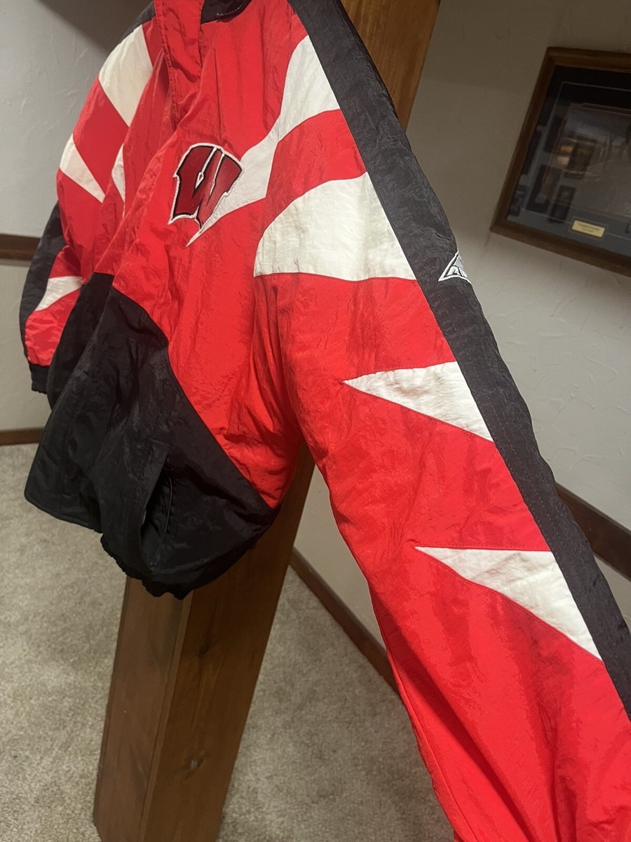 Vintage 90s Wisconsin Badgers Apex One Sports Jacket Size Vintage 90s Wisconsin Badgers Apex One Sports Jacket Size