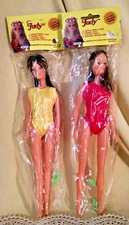 DOLL LOT 3 PC JUDY 11 1/2" FASHION MODEL 13439 FAN HO 11" DARICE 12105-2 AS IS.