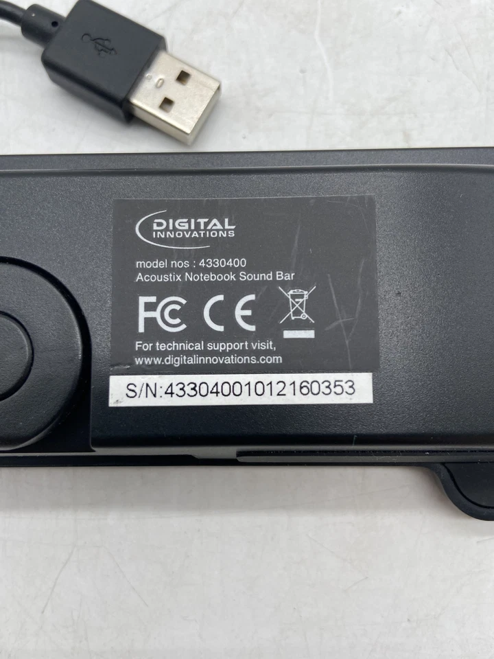 Digital Innovations 4330400 Notebook Acústico Barra de Sonido Universal Envío Gratis Foto 4 de 4
