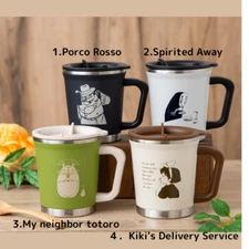 Studio Ghibli Thermo Mug Totoro /Porco Rosso / Kiki / Spirited Away 300ml GIFT