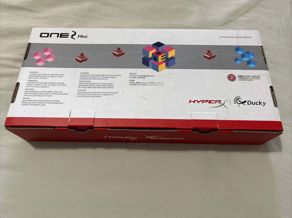 New HyperX x Ducky One 2 Mini Mechanical Gaming Keyboard Black HKBD1M-1C-US/G - Image 2 of 3