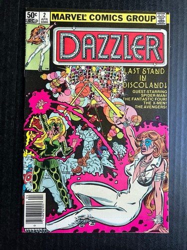 DAZZLER #2 April 1981 Marvel Comics Discoland X-men Avengers Spider-Man