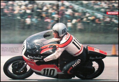 Renzo Pasolini on Harley Davidson Poster, A-3 from ''Motorcycle''