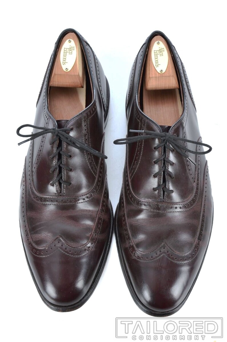 ALLEN EDMONDS Marlow Burgundy Leather Size 11D Allen Edmonds Marlow | eBay main image 3