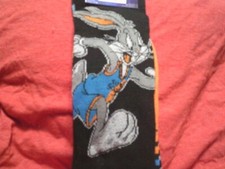 NWT Mens 2 Pairs Space Jam 2 Tune Squad Casual Socks Sz 6-12-Bugs Taz