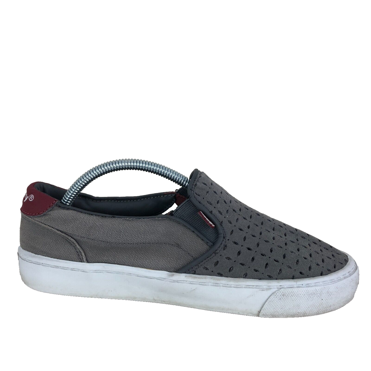 Superdry Grey Fabric Sports Trainers Sneakers Women UK Eur 40