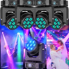 350W RGBW 7LED Zoom Moving Head Beam Light Stage Light DMX512 for DJ Party BAR