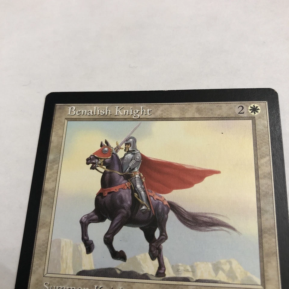 Magic The Gathering Benalish Knight Weatherlight Creature Common - Image 3 of 4