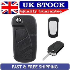 3 Button Flip Key Case Shell For Ford KA MK2 Remote Fob 2008 - 2016 Sip22 Blade