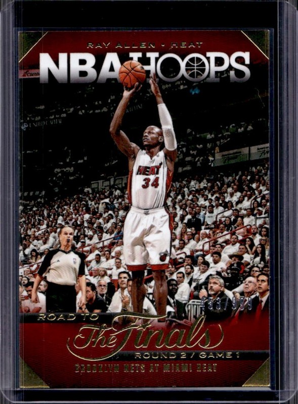 2014-15 Panini Hoops Ray Allen Road to the Finals #/999 Heat