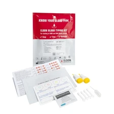 Eldoncard Rapid Blood Type Test Kit for Accurate Home ABO & RhD Self-Typing
