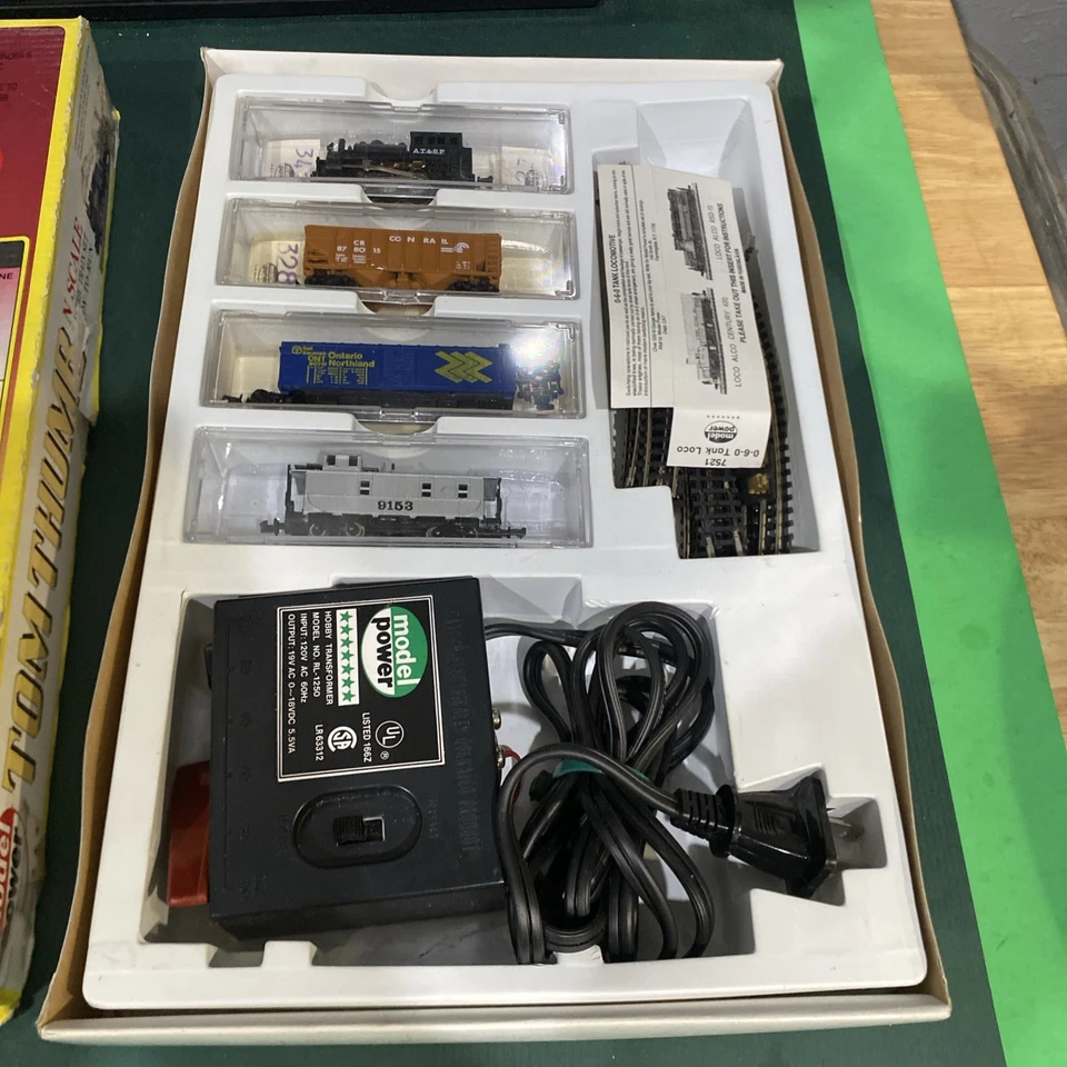 Vintage Model Power Tom Thumb N Scale Electric Train Set NO. 1181 - Nice  - Image 3 of 4