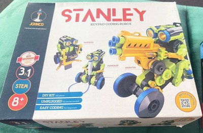Johnco Stanley 3-in-1 Keypad Coding Robot Partially Assembled - See Description