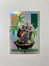 DWAYNE JOHNSON THE ROCK 1994 MIAMI BUMBLE BEE HOLO REPRINT DTOWN ROOKIE CARD RC. rookie card picture