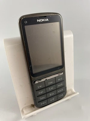 Nokia C3-01 Touch and Type Grey Unlocked 2.4in 3G Button Phone Fault #C10 - Image 1 of 4