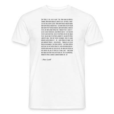 Ode An Die Nudel Männer T-Shirt