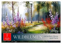Wildblumen Zwischen Moos Und Farn (Wandkalender 2027 Din A4 Quer), Calvendo Mona
