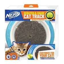 15in ABS Cyclone Track Ring with Scratcher and LED Ball, NC-7897 