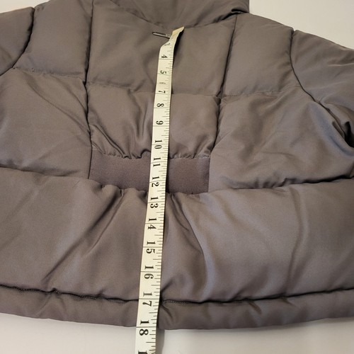Gymshark Small Lavender Pink Salt Cropped Puffer Bomber Jacket Quilted Coat Ski - Bild 7 von 12