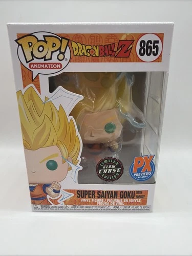 Funko Pop! Vinyl: Dragon Ball Z Super Saiyan Goku with energy (Chase) Glow  #865
