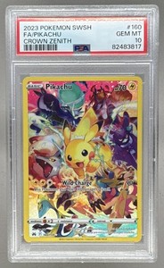 pikachu pokemon card crown zenith Pikachu Crown Zenith #GG30 PSA 10 main image 0