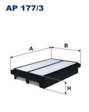 FILTRON Luftfilter AP 177/3 Filtereinsatz für SANTA SM HYUNDAI FÉ 1 SUV CRDi 4x4