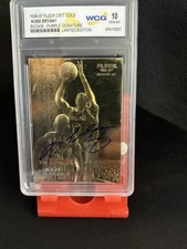 Fleer 1996-97 23KT Gold Kobe Bryant Rookie Purple Signature Lakers WCG 10