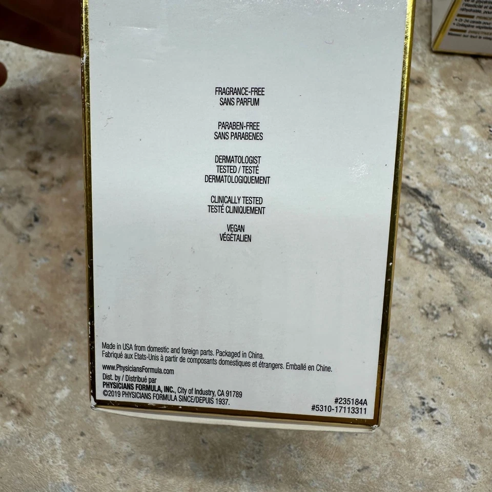 Hidratante hidratante de colágeno dorado de 24 quilates Physicians Formula 3 unidades 1,35 fl oz Foto 4 de 4