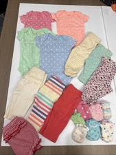 Newborn lot of 11 pieces and 10 pairs mittens, varied brands