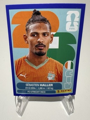 Sebastien Haller #CIV16 Ivory Coast Blue Sticker 2026 Panini FIFA World Cup