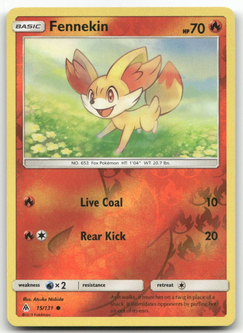Fennekin (15) #15/131 (LP) SM - Forbidden Light SM06 Pokemon