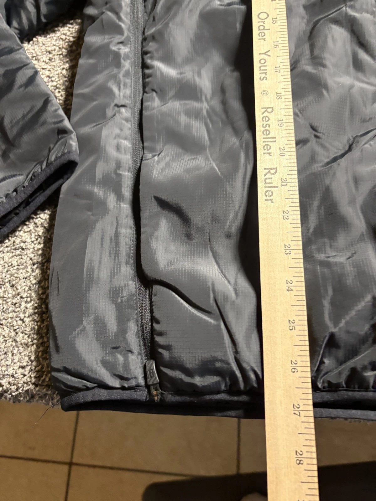 Viktos Alpha Dawn Insulated Jacket Mens S Black Hooded Tactical Packable NWT NEW - product detail image 8
