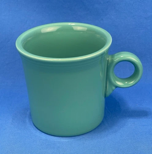 Fiesta Fiestaware - Turquoise Coffee Mug Ring Handle - HLC - FREE SHIPPING
