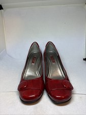 Nwob Ecco Red Button Pump Size 39