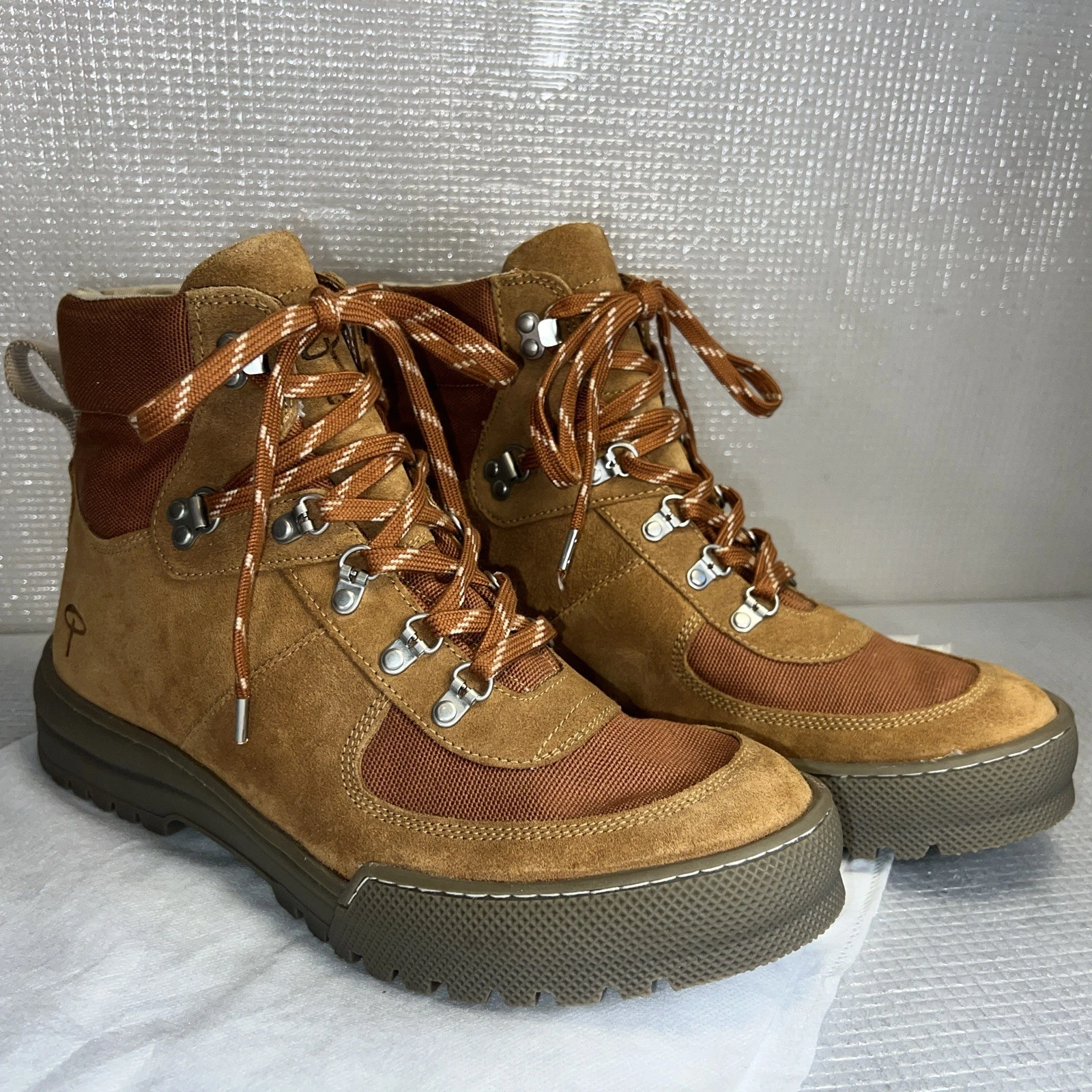 Erem Mens Xerocole Suede leather Speed Lace Up Hiking Boots Size 13