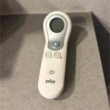 Braun Digital Forehead Thermometer Temperature Scanner, White/Gray
