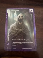 Cura Voice of Terror Wonders of the First Rare OCM #14/50