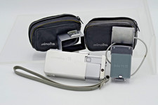 MINOLTA-16 II Vintage Subminiature Camera Kit w/Baby BC-III Flash Excellent CASE