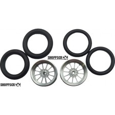 Pro Track Turbine in Plain 3/4" O-Ring Drag Front Wheels for 1/16" axle