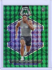 ADISA ISAAC 2024 PANINI MOSAIC ROOKIE GREEN #374 BALTIMORE RAVENS