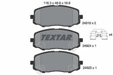 Bremsbeläge 2491001 TEXTAR für HYUNDAI i20 I i20 II Hatchback Van i20 II