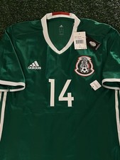 AUTHENTIC CHICHARITO HERNANDEZ #14 MEXICO 2014 EL TRI MEXICO JERSEY SIZE LARGE