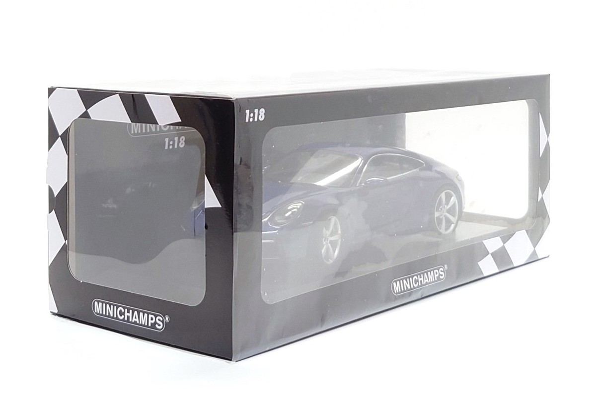 Minichamps 1:18 Porsche 911 Carrera 4S (992) in Gentian Blue