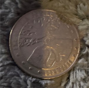 Foxwoods Casino $1 Gaming Token Collectible Vintage Rare Souvenir
