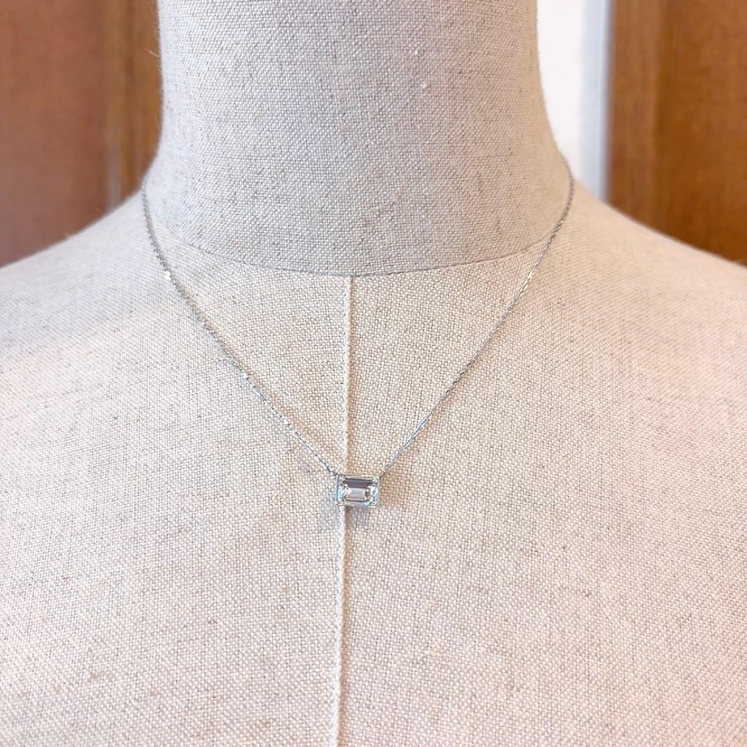 Swarovski Rectangular and Square Clear Crystal Ne… - image 2