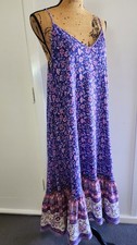 🦋Spell And The Gypsy XL Dahlia Purple Haze Strappy Slip Dress EXC